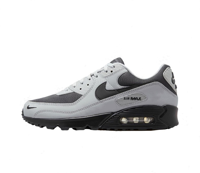 Men's Running weapon Air Max 90 Grey/Black Shoes 0111